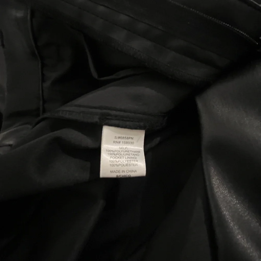 Women’s black pants, fake leather.
Excellent excellent condition. - Picture 6 of 7